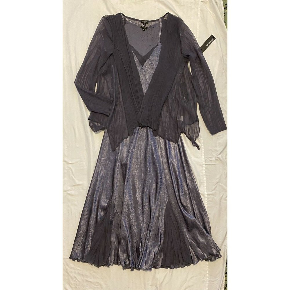 Komarov| Long Maxi Dress & Jacket| Chiffon